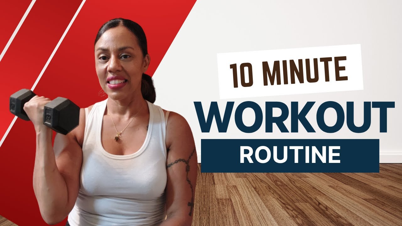 10 Minute Workout Routine To Get Fit - YouTube