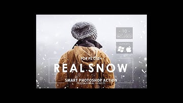 Real Snow Photoshop Action