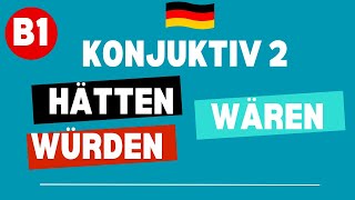 Ders 16 Almanca Konjukti̇v 2 Wünschen Hättenwärenwürden