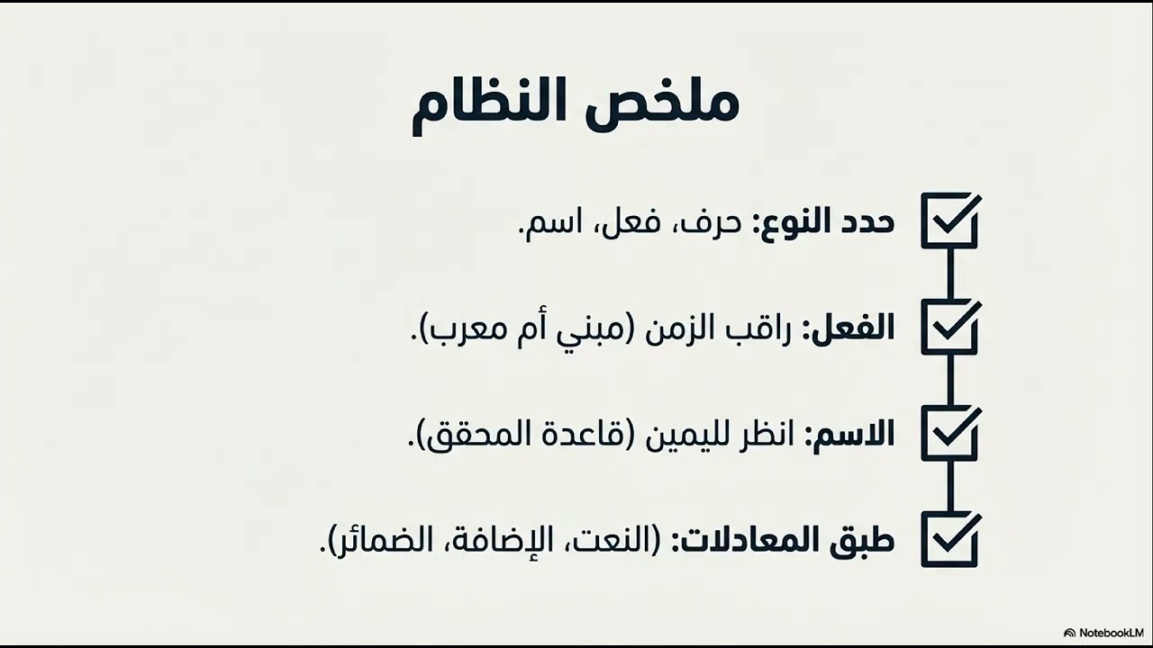 Grammar Logic 13 منطق القواعد اللغة   BAC/BEM 2026