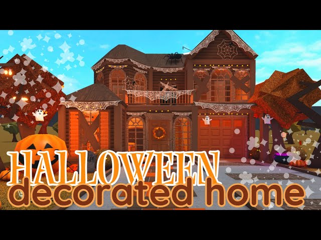 Cute Pastel Halloween House, BLOXBURG UPDATE! 0.8.0
