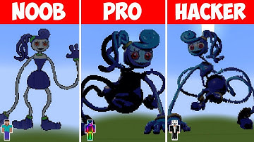 NOOB VS PRO VS HACKER Minecraft Pixel art✨Daddy Long Legs