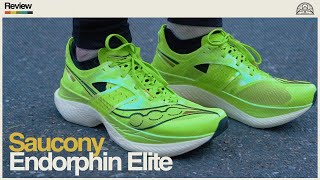 Can this shoe take on the Nike Alphafly Next%? // SAUCONY ENDORPHIN ELITE // Ginger Runner Review