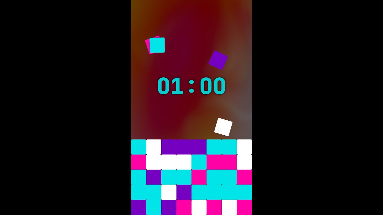 1 Minute Timer ⏳ ASMR Falling Bricks Countdown #225 - YouTube
