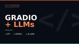 Gradio for LLM Applications | Build AI Interfaces with GPT, Gemini & Ollama