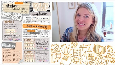 GCSE (Years 10 & 11) Maths Help - Algebra Section 7.1 Factorising Quadratics