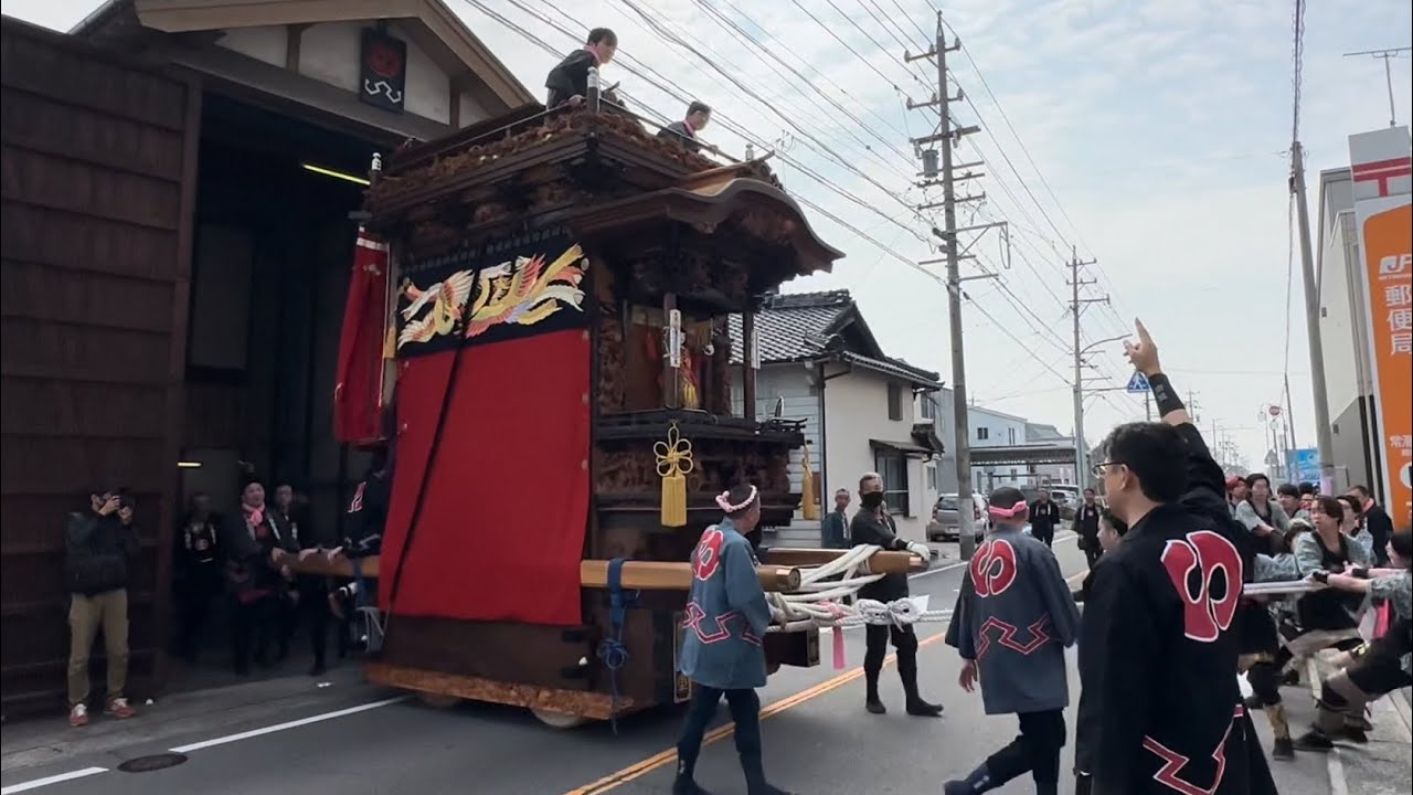 旧常滑地区　市場　常磐車　建造100周年記念事業　１　2024年3月31日