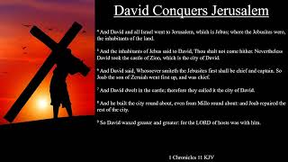 1 Chronicles 11:4-9 KJV | David Conquers Jerusalem