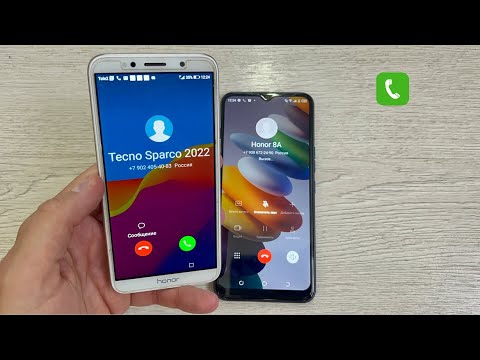 Incoming Call Tecno KG5m 2022 Vs Honor 7X MIUI - YouTube