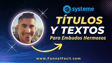 🔥Tutorial Systeme.io: Cómo Editar Títulos y Textos Dentro De Systeme