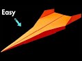 How to make a Paper Airplane Jet - BEST paper planes - origami plane | Pappersflygplan