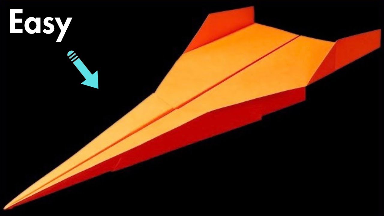 how to make the best paper airplane video