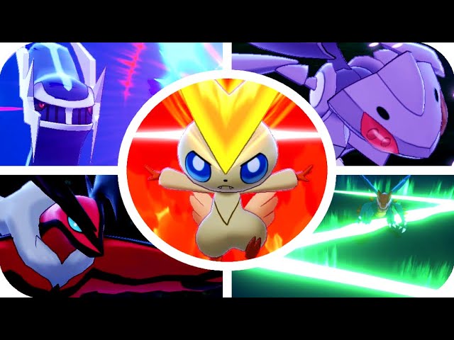 Pokémon Sword & Shield - All Legendary Pokémon + Signature Moves