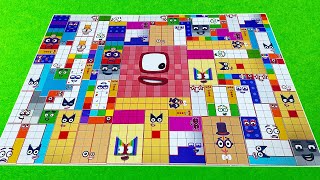 DIY NUMBERBLOCKS PUZZLE Tetris Create Super Numberblock 999, Lvl 9