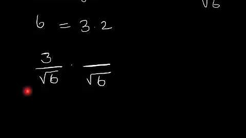 Rationalize the Denominator when Denominator is a Monomial