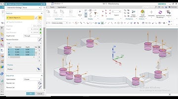 NX Cam Hole Making_Spot Drilling and Drillings