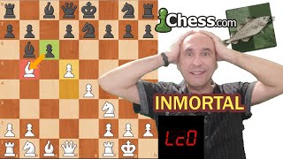 LEELA INMORTALIZA a STOCKFISH EN 8 JUGADAS SACRIFICA UN ALFIL y Luego TODAS LAS PIEZAS!