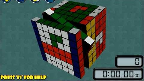 gabbasoft pumpkin pattern v-cube 7x7