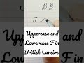 Uppercase and lowercase f in british cursive   cursivehandwriting