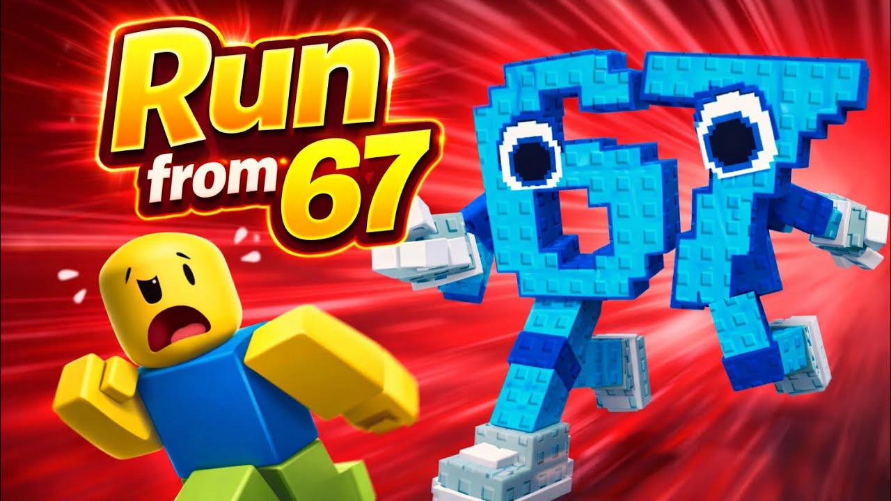 Roblox Run from 67 monster 