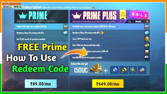 Here's How to Claim the  Prime PUBG Mobile Reward Items