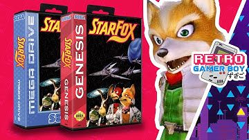 Star Fox running on a Sega Genesis & Mega Drive