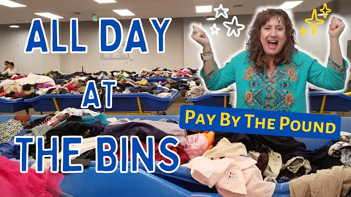 Thrift With Me At The Bins ~  Pay By The Pound $ ~ Goodwill OUTLET BINS HAUL~ Thrift Haul To Resell