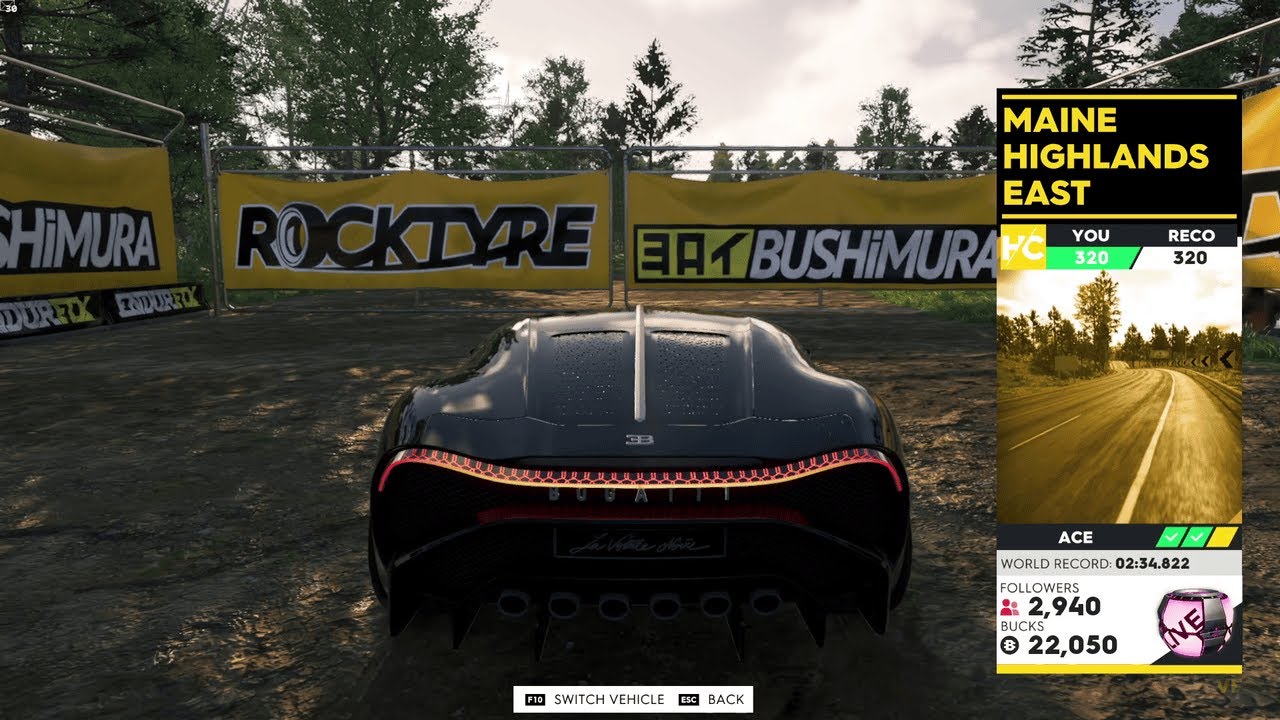The Crew 2 Maine Highlands East Hypercar ACE Level