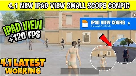 4.1 BGMI IPAD VIEW CONFIG 4.1 IPAD VIEW BGMI LATEST IPAD VIEW CONFIG 100% SAFE CONFIG FILE 