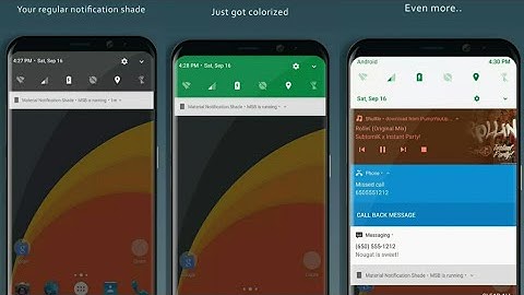 Material notification shade pro apk