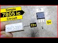 7805 Voltage Regulator Circuit, 7805 ic Connection to get 5v for Power bank or Mobile Charger