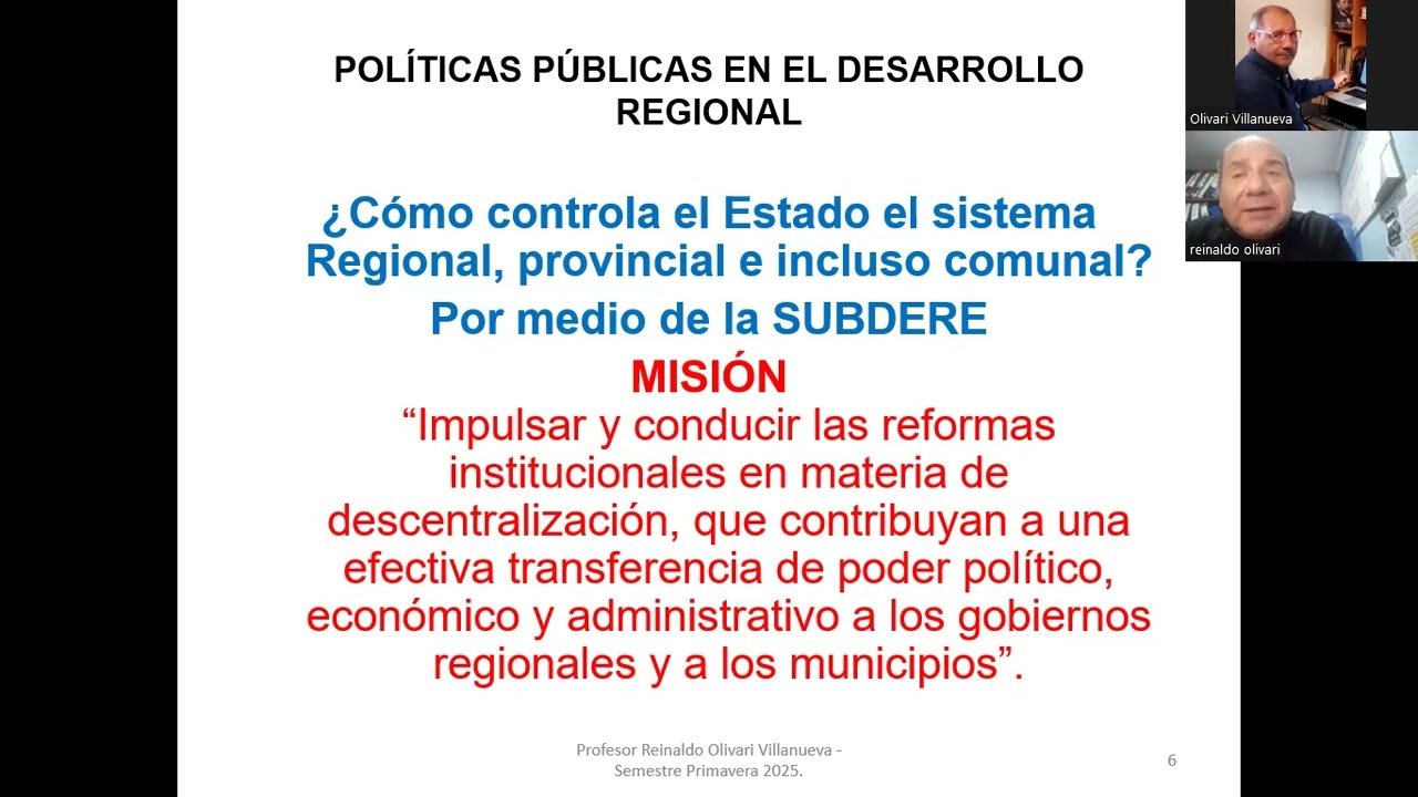 Cápsula Planificación y desarrollo regional 07 enero 2026