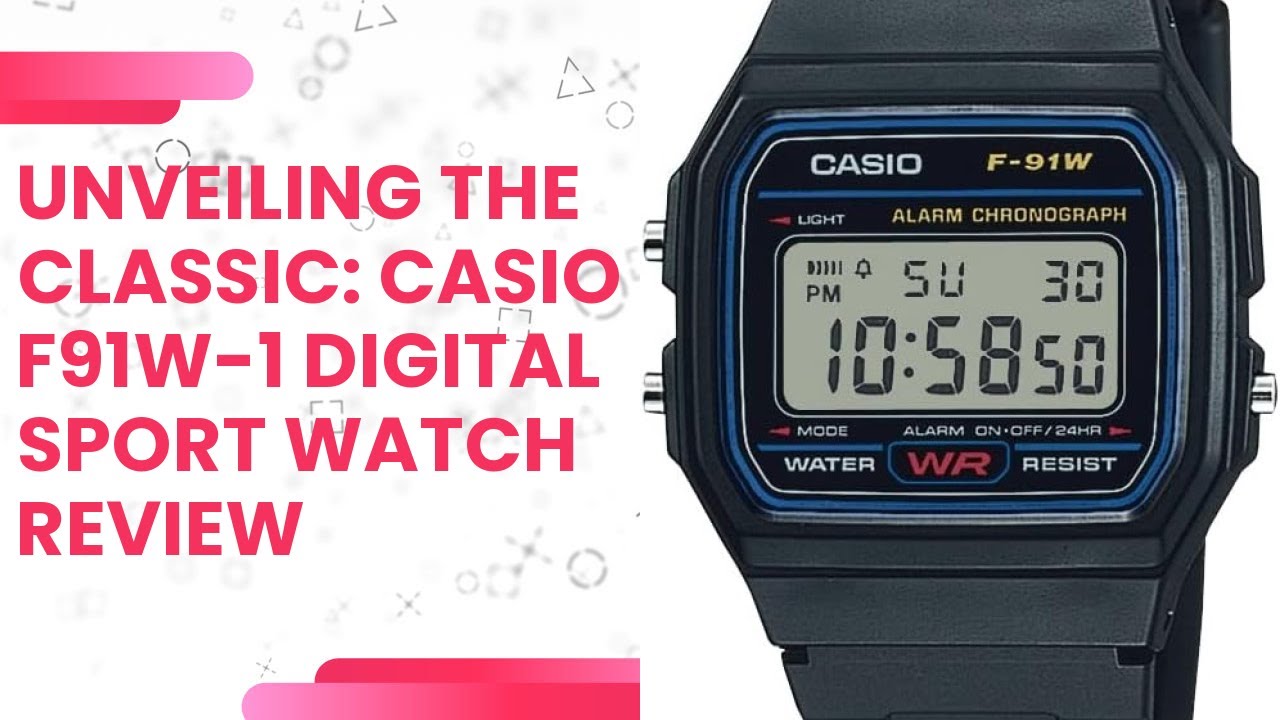 Casio F91W Digital Sports Watch