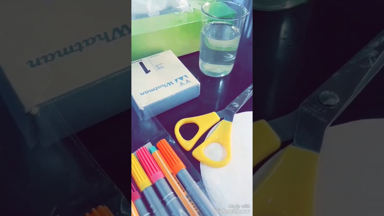 تجربة فصل الأصباغ🎨المستوى١