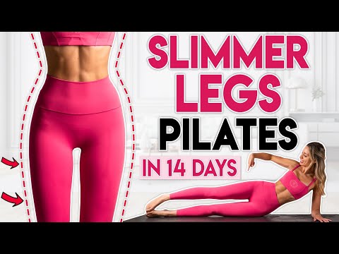 SLIM PILATES LEGS in 14 DAYS 🍑 Outer Thighs Fat Burn | 8 min Workout