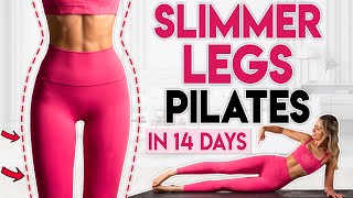 SLIM PILATES LEGS in 14 DAYS 🍑 Outer Thighs Fat Burn | 8 min Workout