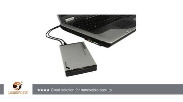 StarTech.com 2.5-Inch SATA External Hard Drive Enclosure with 3.5/5.25 Front Drive Bay SAT2510U2REM