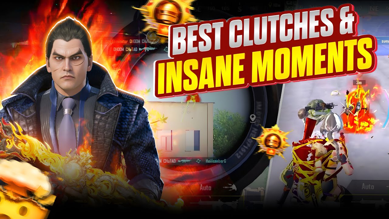 BGMI Best Clutches & Insane Moments 🔥 | 1v4 Clutch King Gameplay - YouTube