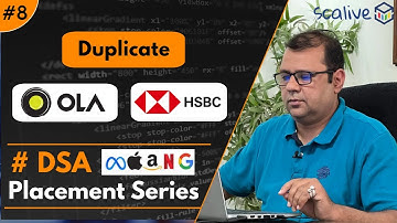 Find Duplicate in Array | DSA Placement Series |#ola #dsa #faang #coding
