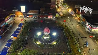 Keindahan Taman Endog Sumedang Malam Hari | Drone Footage