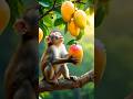 mango🥭🐒Kids funny video Hashtags#Monkey #Mango #CuteMonkey #KidsVideo #FunnyAnimals #YouTubeShorts