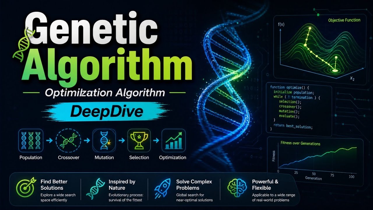 Genetic Algorithm Deep Dive 🧬 | Step-by-Step Explained - YouTube