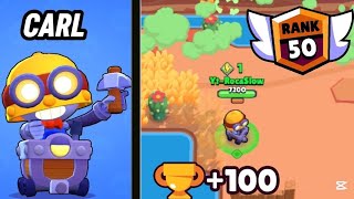 26.000 SUBS VAMOSSS SUBO a *CARL* RANGO 35 Y 1000 COPAS en SOLO 3 HORAS  BRAWL STARS en VIVO!