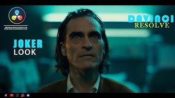 Secret To Getting joker Film Looks | DaVinci Resolve 17 Tutorial
