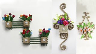 3 REALISTIC ROOM DECORATION IDEA | जूट के साथ कुछ बढ़िया | wall hanging idea