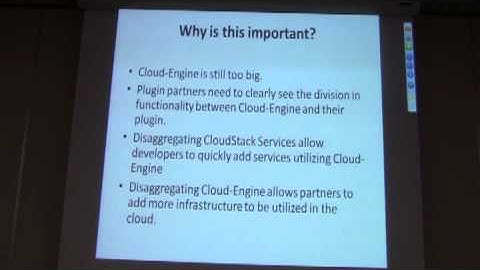 [2012-11-10] Roadmap of Apache CloudStack