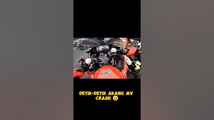 Detik-detik Akang MV Crash 🥺 #shorts#akangmv#motovlog#teamsemvack#vidioviral#crash