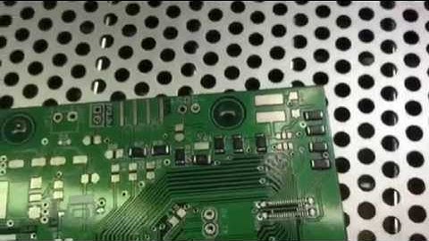 Touch screen reflow oven SMT SMD soldering test Part 3