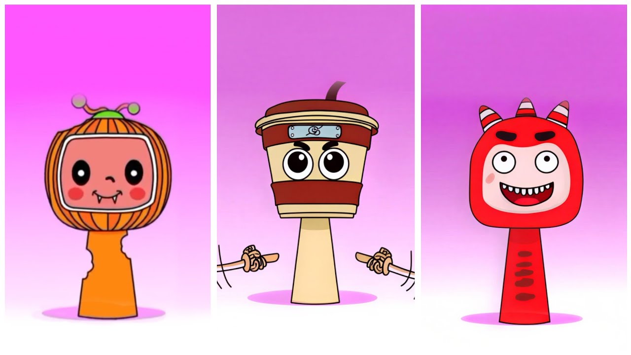 My Sprunki OC: COCOMELON  🆚  CAPUCHINO ASSASINO  🆚  ODDBODS Tiles Hop EDM Rush