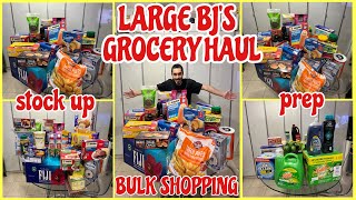 LARGE BJS GROCERY HAUL | BULK SHOPPING | PREP AND STOCK UP | STORE COUPONS | ORDER PICKUP | FLORIDA